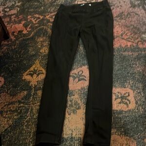 Old Navy Mid Rise Rockstar Super Skinny Black Jeggings